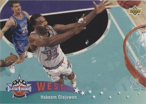 1992-93 Upper Deck International Italian - Hakeem Olajuwon #24