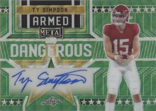 2023 Leaf Metal Ty Simpson #AD-TS1