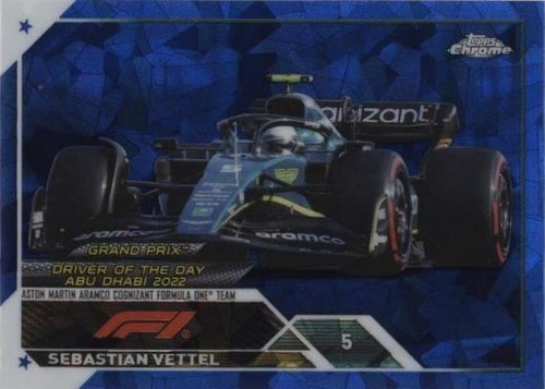 2020 Topps Chrome Sapphire Formula 1 F1 Sebastian Vettel