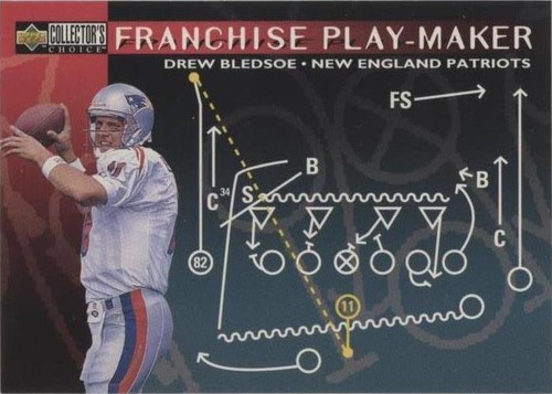 1996 Upper Deck Collector's Choice Update Drew Bledsoe #U79