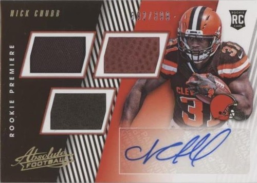 2018 Panini Absolute Nick Chubb #158
