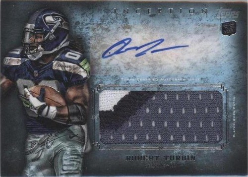 2012 Topps Inception Robert Turbin #AJP-RTU