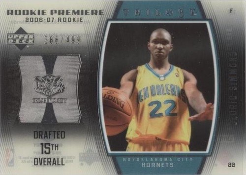 2006-07 Upper Deck Trilogy - Cedric Simmons #116