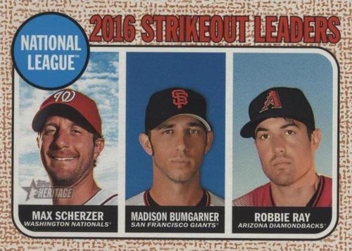 2017 Topps Heritage - Madison Bumgarner Max Scherzer Robbie Ray #11