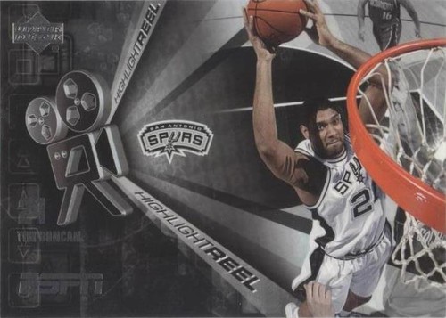 2005-06 Upper Deck ESPN - Tim Duncan #HR18