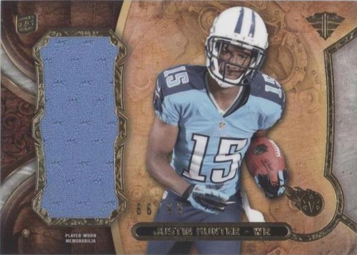 2013 Topps Triple Threads Justin Hunter #TTRJR-JH2