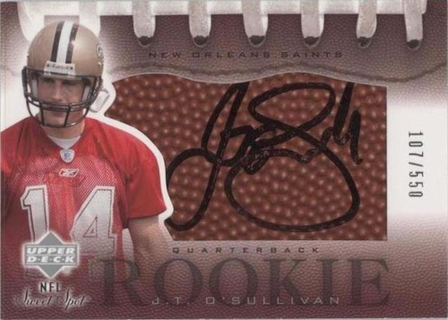 2002 Upper Deck Sweet Spot J.T. O'Sullivan #154