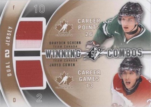 D55574 2016-17 SPx Double XL Materials #XXLBS Brayden Schenn #59