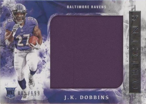2020 Panini Origins J.K. Dobbins #RJJ-13