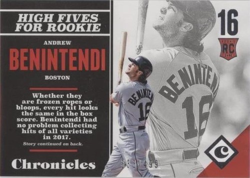 2017 Panini Chronicles - Andrew Benintendi #102