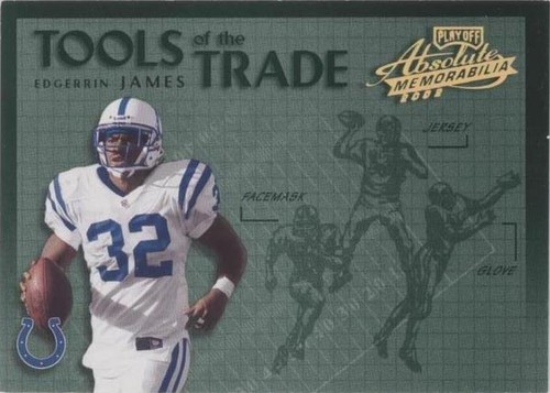 2002 Playoff Absolute Memorabilia Edgerrin James #TT-48