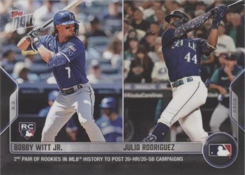2022 Topps Now - Bobby Witt Jr. Julio Rodriguez #833