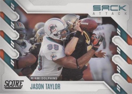 2022 Score Jason Taylor #SA-JT