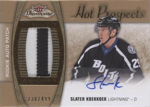 2015-16 Upper Deck Fleer Showcase - Slater Koekkoek #166