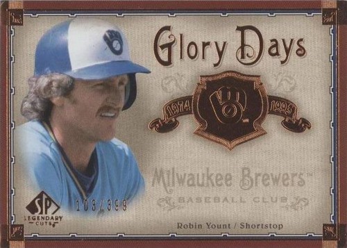 2005 SP Legendary Cuts - Robin Yount #GD-RY