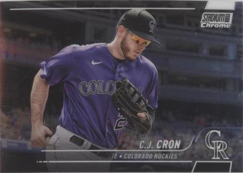 2022 Topps Stadium Club Chrome - C.J. Cron #343