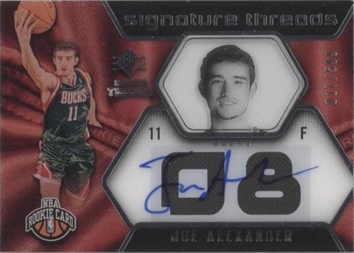 2008-09 SP Rookie Threads - Joe Alexander #69