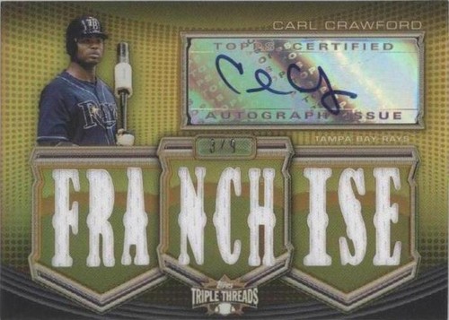 2010 Topps Triple Threads - Carl Crawford #TTAR-198