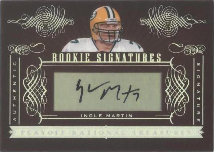 2006 Playoff National Treasures Ingle Martin #152