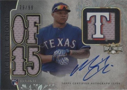 2014 Topps Triple Threads - Michael Choice #141