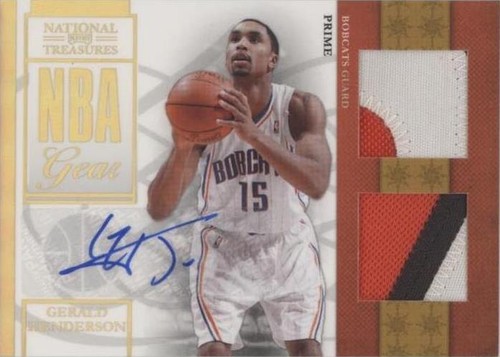 2009-10 Playoff National Treasures - Gerald Henderson #16