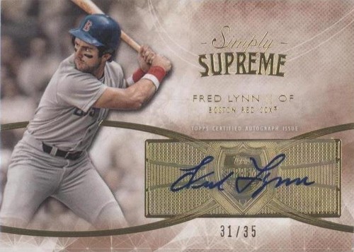 2014 Topps Supreme - Fred Lynn #SSU-FL
