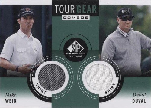 2014 SP Game Used Edition - David Duval Mike Weir #TG2WD