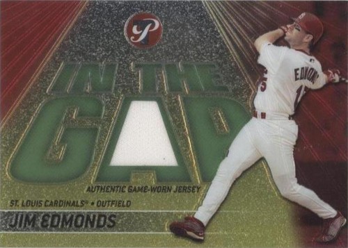 2002 Topps Pristine - Jim Edmonds #IG-JE