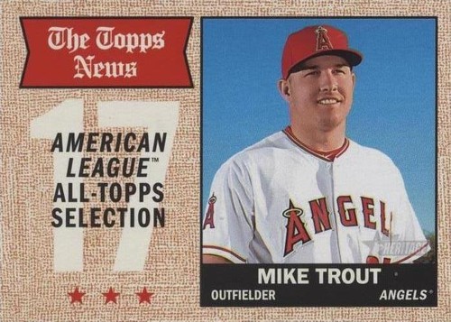 2017 Topps Heritage - Mike Trout #363