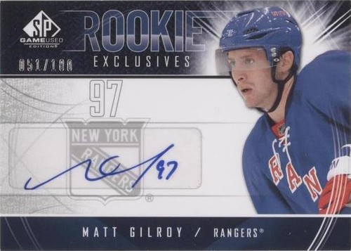 2009-10 SP Game Used Edition - Matt Gilroy #RE-MG