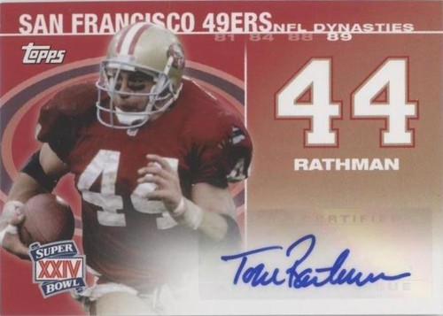 2008 Topps Tom Rathman #DYNA-TR