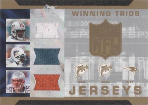 2007 SPx Daunte Culpepper Junior Seau Ronnie Brown #WT-CBS