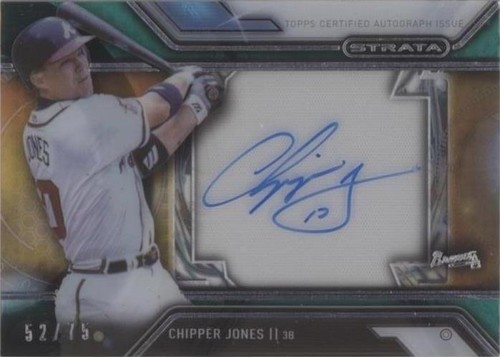 2016 Topps Strata - Chipper Jones #SA-CJ
