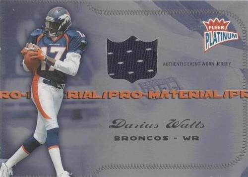 2004 Fleer Platinum Darius Watts #PM-DW