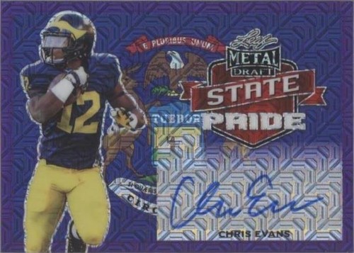 2021 Leaf Metal Draft Chris Evans #SP-CE1