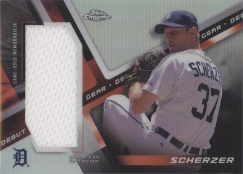 2019 Topps Chrome - Max Scherzer #DG-MS