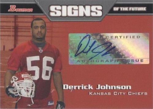 2005 Bowman Derrick Johnson #SF-DJ