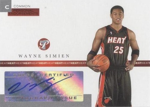 2005-06 Topps Pristine - Wayne Simien #PEC-WS