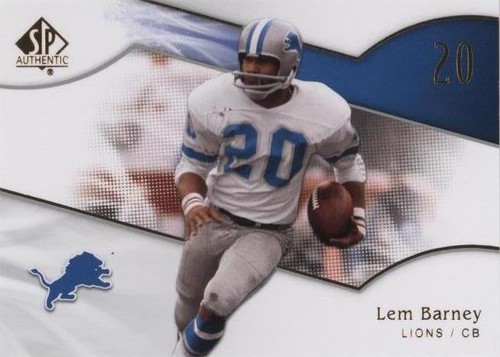2009 SP Authentic Lem Barney #102