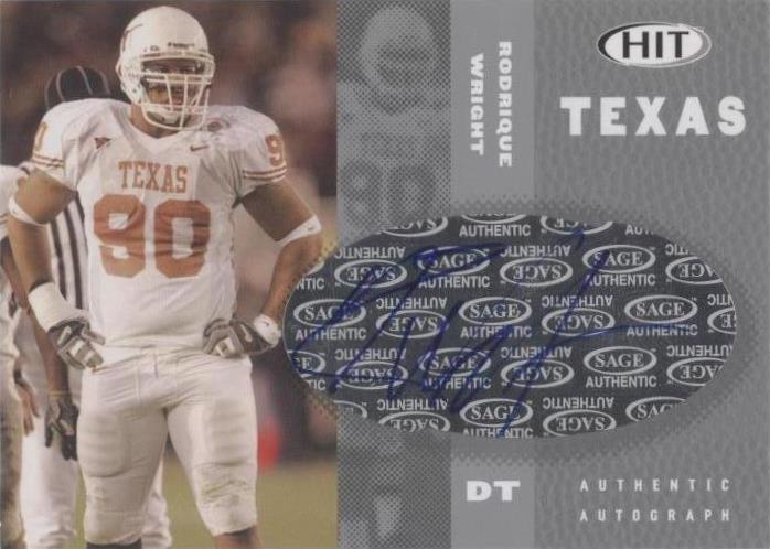 2006 SAGE Hit Rodrique Wright #A45