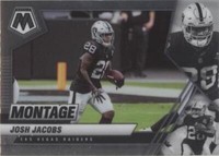 2021 Panini Mosaic Josh Jacobs #MON-13