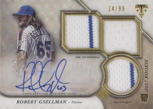2017 Topps Triple Threads - Robert Gsellman #RPA-RG