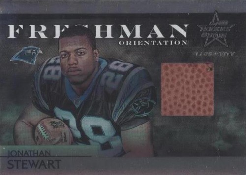 2008 Leaf Rookies & Stars Longevity Jonathan Stewart #FO-3