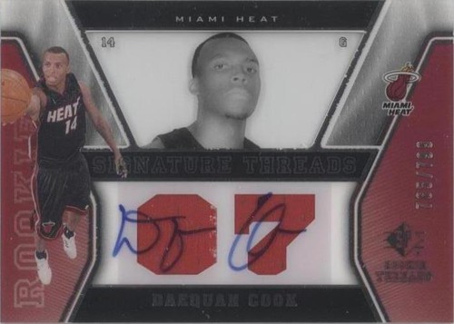 2007-08 SP Rookie Threads - Daequan Cook #64