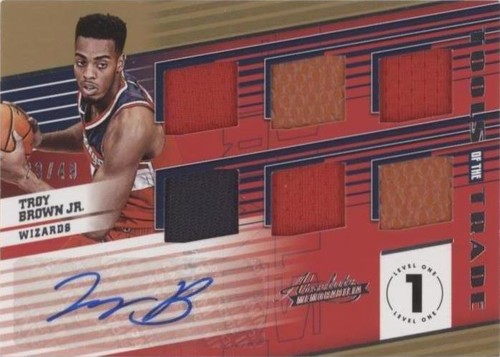 2018-19 Panini Absolute Memorabilia - Troy Brown Jr. #T6-TBR