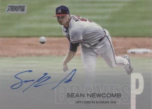 2018 Topps Stadium Club - Sean Newcomb #SCA-SN