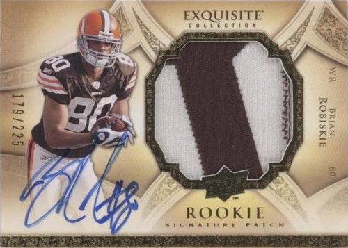 2009 Upper Deck Exquisite Collection Brian Robiskie #163