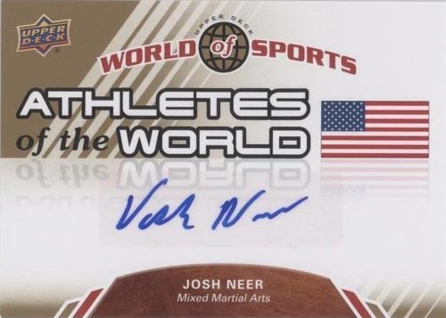 2010 Upper Deck World of Sports - Josh Neer #AW-74