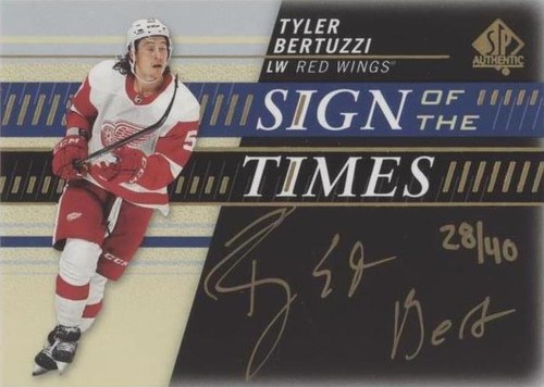 2019-20 SP Authentic - Tyler Bertuzzi #SOTT-TB