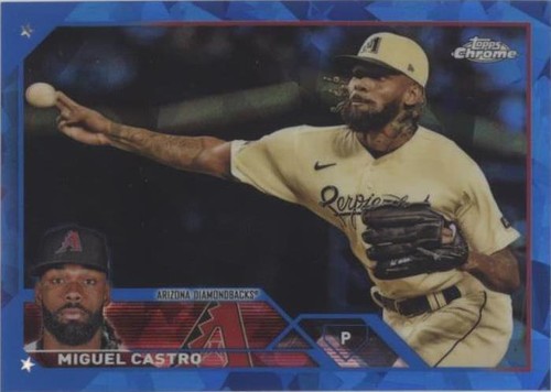 2023 Topps Chrome Update Series Sapphire Edition - Miguel Castro #USCS284